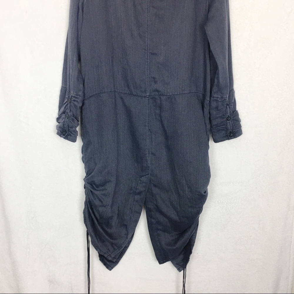 Free People Rainz Duster Jacket Button Front Coat - Picture 8 of 8